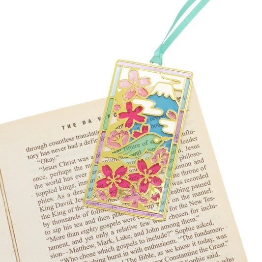 Shinko Seiki Stained Glass-Style Bokmärke