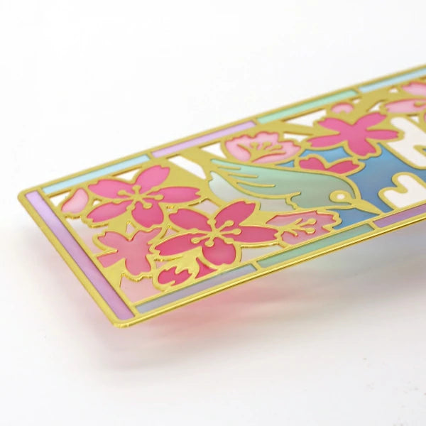 Shinko Seiki Stained Glass-Style Bokmärke