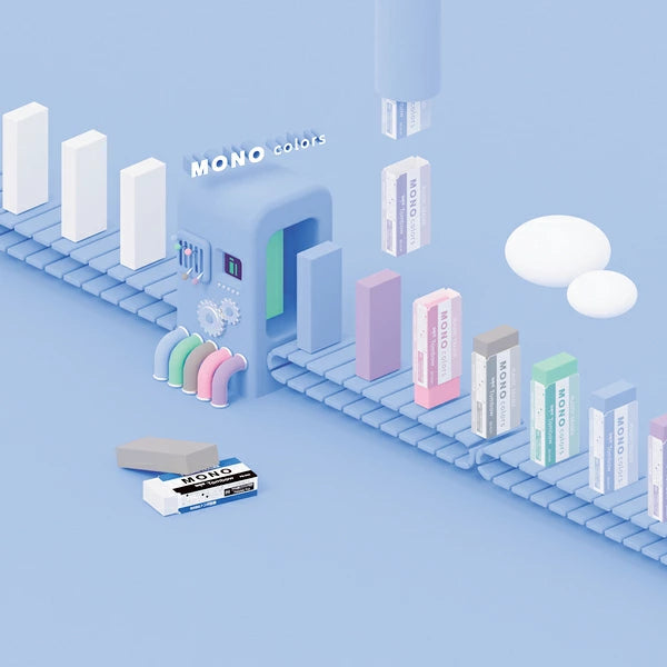 Tombow MONO Colors Sudd 3-pack