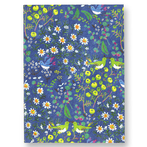 Artemis Free Size Book Cover A5 Bird and Flower