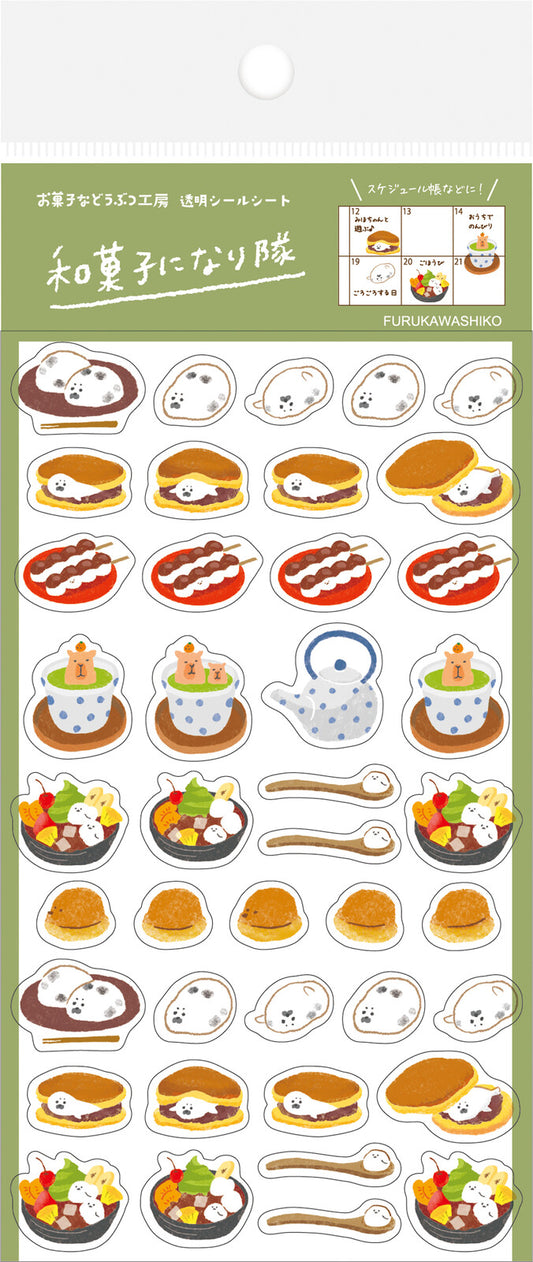 Furukawashiko Sweets and Animals Klistermärken