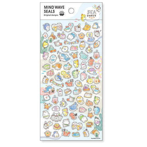 KITERA Mind Wave Seals klistermärken