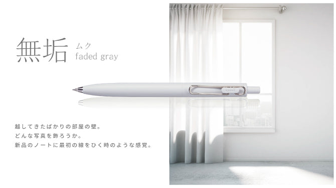 Uni-Ball ONE F Gel penna 0.38 & 0.5 mm