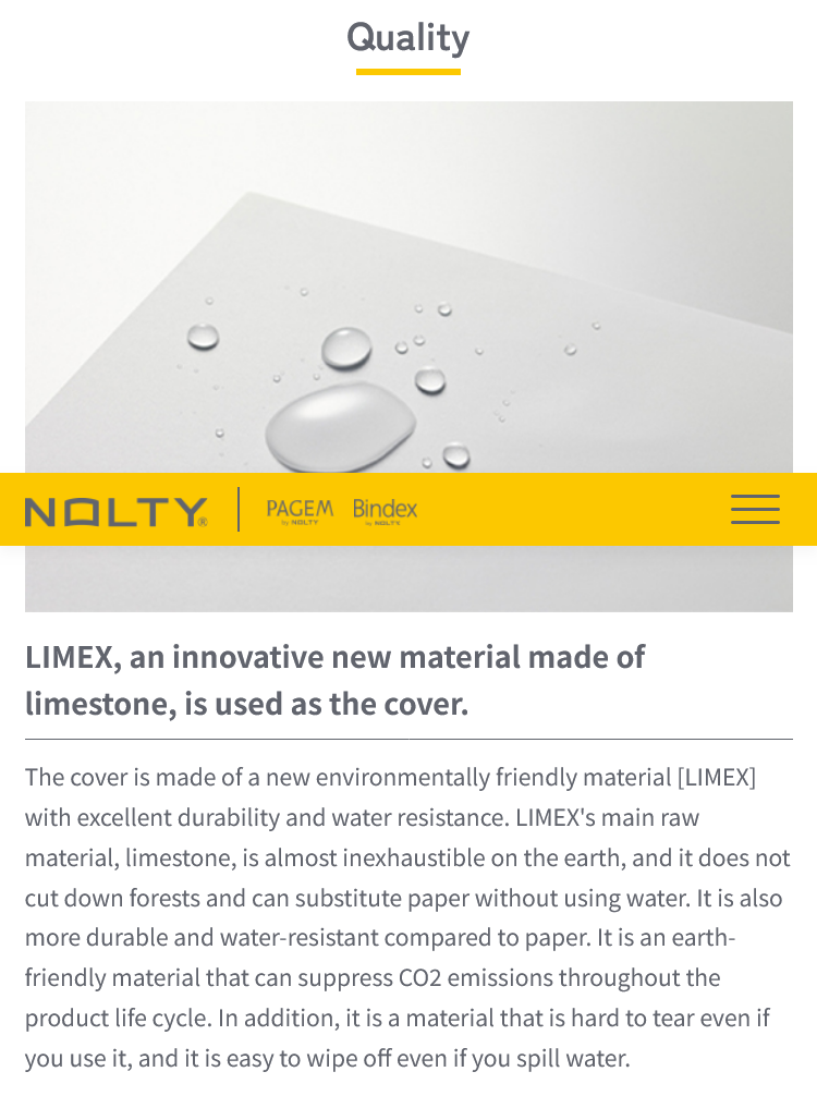 NOLTY Note × LIMEX A5 - Log Type Notebook