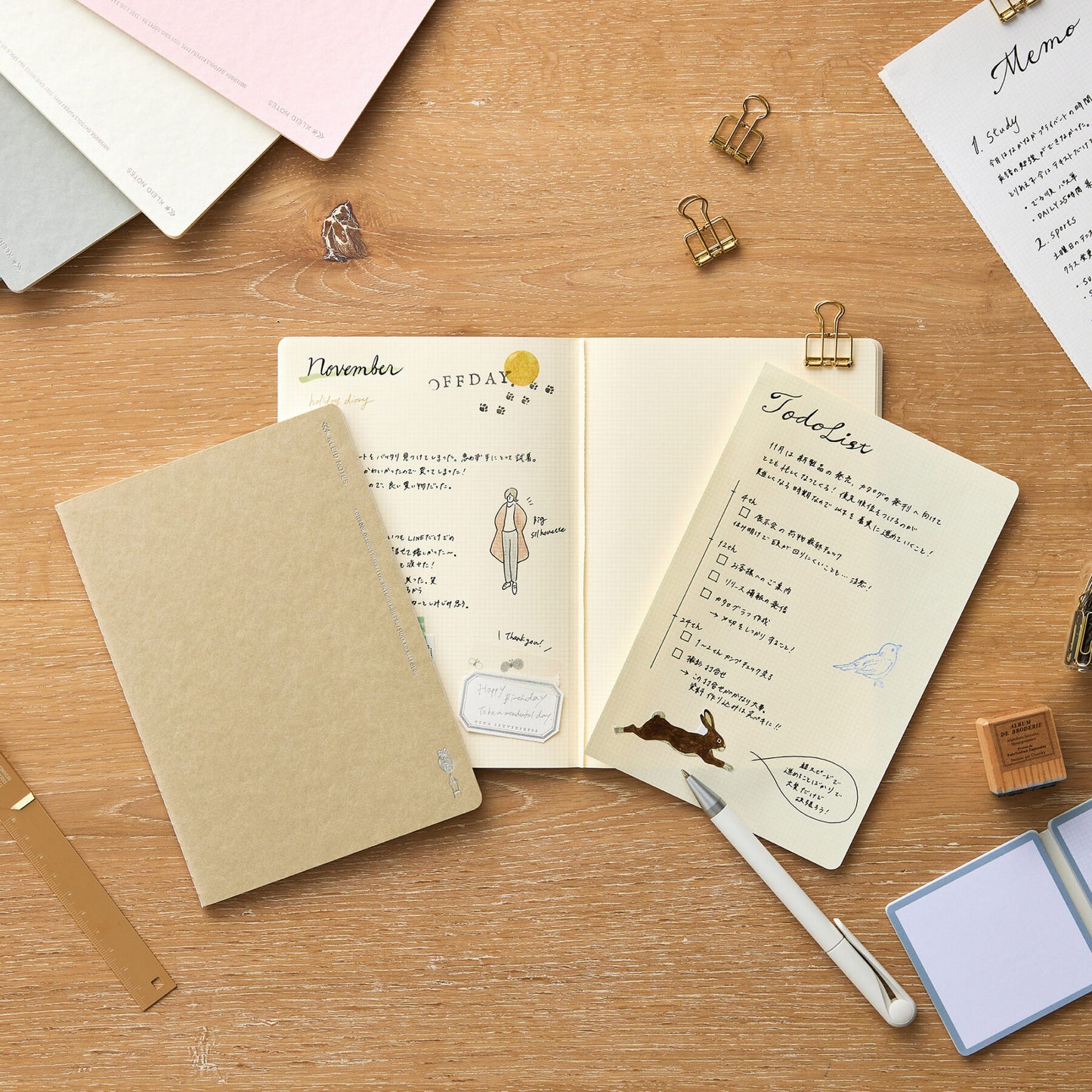 Kleid Tiny Grid Notes B6 – 2 mm rutnät