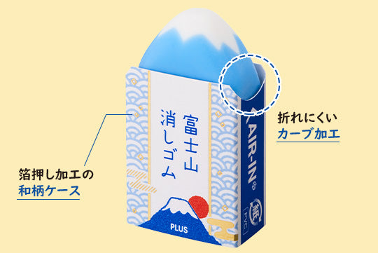PLUS Air-In Mt. Fuji Eraser  Suddgummi